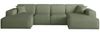 Wohnlandschaft Sofa U-Form CELES PREMIUM XS in Stoff Scala Forest Bild 2