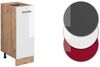 Apothekerschrank R-Line Weiß Hochglanz 30 cm ohne Arbeitsplatte Vicco Bild 5
