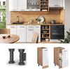 Apothekerschrank R-Line Weiß Hochglanz 30 cm ohne Arbeitsplatte Vicco Bild 2