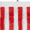Moritz Flauschvorhang aus Chenille 100 x 200 cm rot weiß Türvorhang als Fliegenschutz Insektenschutz für Camping Wohnwagen Bild 3