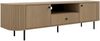 AX LIVING TV-Schrank Halay Eiche Cremona, 2 Türen & 1 Schublade Moderne Rillenstruktur 180,6 cm Bild 3