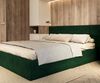 FDM Polsterbett Bettrahmen Bettgestell 90x200, 120x200, 140x200, 160x200, 180x200cm (MADE IN EU - mit hochwertigem Velours Bezug Trinity, Bettrahmen, Bett, Optional mit Matratze bestellbar, mit gepolsterten Wandpaneelen als stilvolle Kopfteil-Alternati... Bild 3