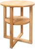 vidaXL Beistelltisch 40×50 cm Massivholz Eiche 247044 Bild 2
