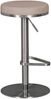 Wohnling Barhocker Edelstahl höhenverstellbare Sitzhöhe 57 - 82 cm taupe Bild 4