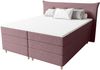 99rooms Zeus Boxspringbett 160x200 cm Velours SORO Pastellrosa Taschen-Federung Bild 2