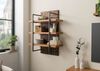 Wandregal Altholz 90x40x120 natur lackiert LYON #141 Bild 3