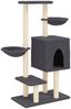 vidaXL Kratzbaum mit Sisal-Kratzsäulen Dunkelgrau 117 cm 172120 Bild 2