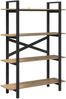 vidaXL Bücherregal Artisan-Eiche 100 x 33,5 x 140 cm Holzwerkstoff 883945 Bild 2