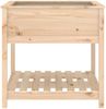 vidaXL Pflanzkübel mit Ablage 82,5x82,5x81 cm Massivholz Kiefer 823794 Bild 5