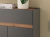 Garderobe Set 2-tlg. Center in grau matt und Eiche Wotan 180 x 195 cm Bild 3