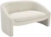Vente-unique - OSSANA Sofa Stoff Weiß - B 74 cm x H 74 cm x L 137 cm Bild 3