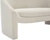 Vente-unique - OSSANA Sofa Stoff Weiß - B 74 cm x H 74 cm x L 137 cm Bild 5