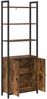 vidaXL Bücherregal Geräucherte Eiche 60 x 24 x 161 cm Holzwerkstoff 883858 Bild 5