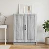 vidaXL Sideboard Graues Sonoma 66 x 34,5 x 87 cm Holzwerkstoff 895741 Bild 4