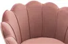 Vente-unique - DANDELION Sessel SamtStoff Puderrosa - B 75 cm x H 76,5 cm x L 78 cm Bild 4