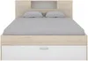 Vente-unique - LEANDRE Bett Holz, Platte BeigeWeiß - B 149,6 cm x H 95 cm x L 218,5 cm Bild 5