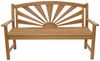 Lesli Living Gartenbank Bank SUNBURST Teak Holz 156cm Bild 2