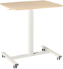 Laptoptisch manuell höhenverstellbar ACADEMIA Hellbraun Weiß 65 cm 48 cm Bild 4