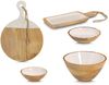 ZELLER 25696 Schale BEIGE, Mangoholz, ca. Ø 25 x 6 cm Bild 4