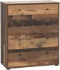 FORTE TEMPRA 2 Kommode mit 4 Schubladen, Holzwerkstoff, Old – Wood Vintage Dekor, (B x H x T) 73,7 x 85,5 x 34,8 cm Bild 3