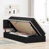 vidaXL Aufbewahrungsbett mit Matratze Schwarz 100 x 200 cm 3370616 Bild 4