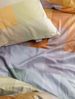 Irisette Wave Mako-Satin Bettwäsche 155x220 Karo kariert multi natur bunt 8695-90 Bild 3