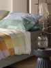 Irisette Wave Mako-Satin Bettwäsche 155x220 Karo kariert multi natur bunt 8695-90 Bild 4