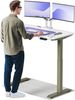 Desktronic HomeOne Elektrisch höhenverstellbarer Schreibtisch 120x60cm Grün/Weiß mit Memory-Funktion, Anti-Kollisions Technologie, USB-A und USB-C-Ladeanschlüssen Bild 1
