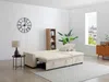Vente-unique - ZAKILA Sofa Stoff Weiß - B 148 cm x H 89 cm x L 233 cm Bild 2