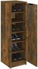 vidaXL Schuhschrank Räuchereiche 30x35x100 cm Holzwerkstoff 817105 Bild 4
