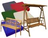 Bankauflage 120x45 cm für Hollywoodschaukel Molise & Gartenbank Aoste - grün Bild 3