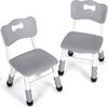 TLGREEN Kindersitzgruppe 2PCS Kinder Schreibtischstuhl Höhenverstellbar, Kinder Stuhl bis 100KG Belastbar Bild 5