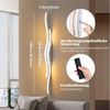Lapalife Wandleuchte LED Dimmbar Akku Wandleuchte mit Fernbedienung, Kabellose, 3000K-6000K, 10000mAh mit Timing Nachttischlampe für Wohnzimmer Bild 2