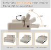 i@home Schlafsofa Modernes Doppel-Klappschlafsofa,Multifunktionssofa mit Schlaffunktion, verstellbare Rückenlehne,Handyhalter,USB-Ladeanschluss, verstellbare Rückenlehne Bild 4