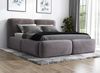 Polsterbett OLKE 140x200 mit Matratze, Bettkasten und Lattenrost. Farbe: Grau 16 Bild 2