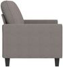vidaXL 2-Sitzer-Sofa Taupe 140 cm Stoff 359398 Bild 4
