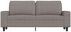 vidaXL 2-Sitzer-Sofa Taupe 140 cm Stoff 359398 Bild 3