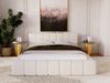 GRAINGOLD Alicante Polsterbett 140x200, Doppelbett mit Bettkasten und Kopfteil, Bouclé-Stoff, Beige Bild 3