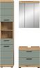 INOSIGN Badmöbel-Set Siena, 3 teilig, bestehend aus:, (Set), Hochschrank, Waschbeckenunterschrank, Spiegelschrank Bild 3