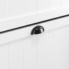 SoBuy FSR87-K-W Schuhschrank, MDF, Lackiert, Weiß, 60 x 110 x 24 cm Bild 4