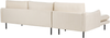 Ecksofa 4-Sitzer VINTERBRO Samtstoff Hellbeige rechtsseitig Bild 5