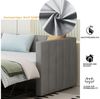 BlingBin Polsterbett Ausziehbares Schlafsofa 90/180x200 cm, Doppelbett (Daybett, 1-tlg, Kinderbett Bett Funktionsbett), mit Lattenrosten, Multifunktionsbett aus hautfreundlichem Samtstoff Bild 3