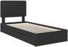 vidaXL Aufbewahrungsbett Schwarz 75 x 190 cm Holzwerkstoff 3412736 Bild 4