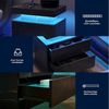 Celya Nachttisch LED Nachttisch Schranklampe modern mit 2 Schubladen, für Schlafzimmer, Esszimmer, Büro, Spielzimmer Bild 4