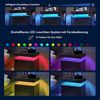 Celya Nachttisch LED Nachttisch Schranklampe modern mit 2 Schubladen, für Schlafzimmer, Esszimmer, Büro, Spielzimmer Bild 3