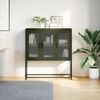 vidaXL Sideboard Olivgrün 100,5x39x107 cm Kaltgewalzter Stahl 853408 Bild 3