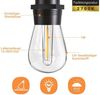 Quntis Lichterkette LED Lichterkette Outdoor 16/31m Balkonlampen Gartenlampen erweiterbare, Lichterketten mit Steckdosen für Balkon Party Halloween Weihnachtsdeko Bild 3