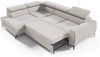 Ecksofa Schlafsofa Sofa TORONTO Stoff Element Blau Ottomane Links Bild 2