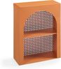 Wandregal Jäller Metall 40x30x13 cm Orange [en. casa] Bild 2