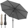Huracan Sonnenschirm Strandschirm Neigbar, Sonnenschirme,Balkonschirm,Gartenschirm, Strandschirm mit/ohne LED, 300/350cm Durchmesser, neigbar/knickbar Bild 4